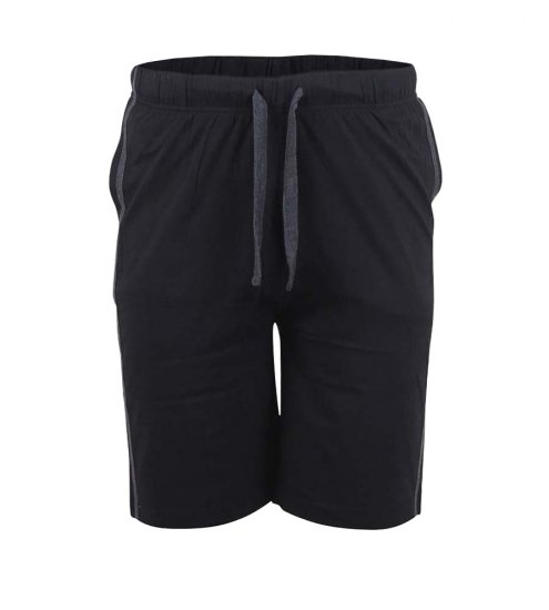 D555 Ryan Jersey Shorts 2-pack Black/Charcoal - Calças & calções de fato de treino - Calças de Fato de Treino Tamanhos Grandes 