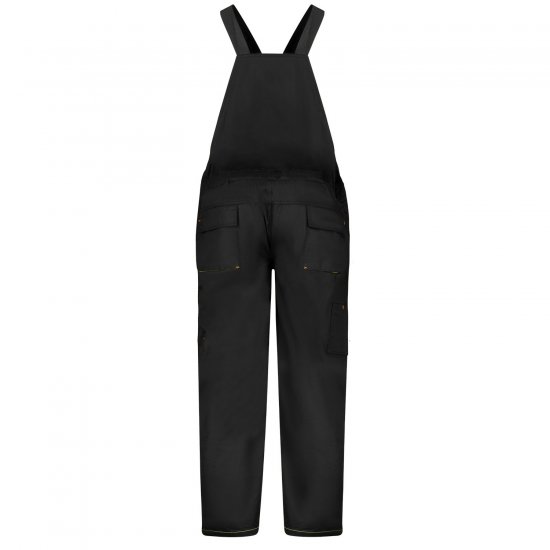 Adamo 109100 Jardineiras Pretas - Roupa de trabalho - Roupa de Trabalho Tamanho Grande Homem