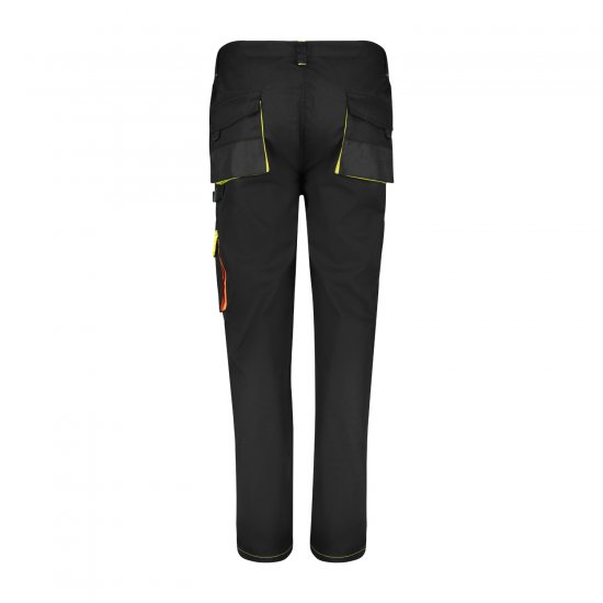 Adamo 109110 Calças De Trabalho Pretas - Roupa de trabalho - Roupa de Trabalho Tamanho Grande Homem