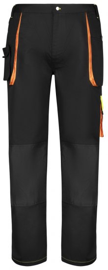 Adamo 109110 Calças De Trabalho Pretas - Roupa de trabalho - Roupa de Trabalho Tamanho Grande Homem