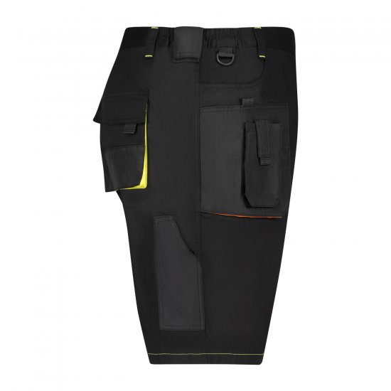 Adamo 109120 Calções De Trabalho Pretos - Roupa de trabalho - Roupa de Trabalho Tamanho Grande Homem