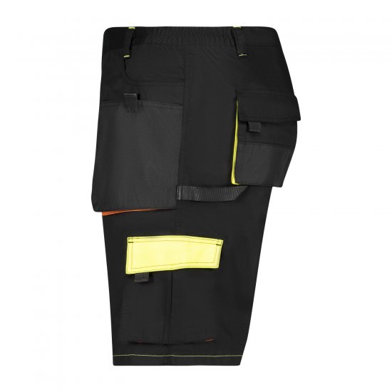 Adamo 109120 Calções De Trabalho Pretos - Roupa de trabalho - Roupa de Trabalho Tamanho Grande Homem