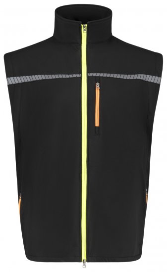 Adamo 109134 Colete Softshell Preto - Roupa de trabalho - Roupa de Trabalho Tamanho Grande Homem