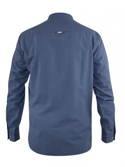D555 Melbourne Gingham Check Long Sleeve Button Down Shirt - Camisas - Camisas Homem Tamanhos Grandes