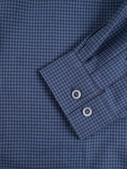 D555 Melbourne Gingham Check Long Sleeve Button Down Shirt - Camisas - Camisas Homem Tamanhos Grandes