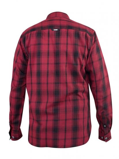 D555 Benalla Check Long Sleeve Button Down Shirt - Camisas - Camisas Homem Tamanhos Grandes