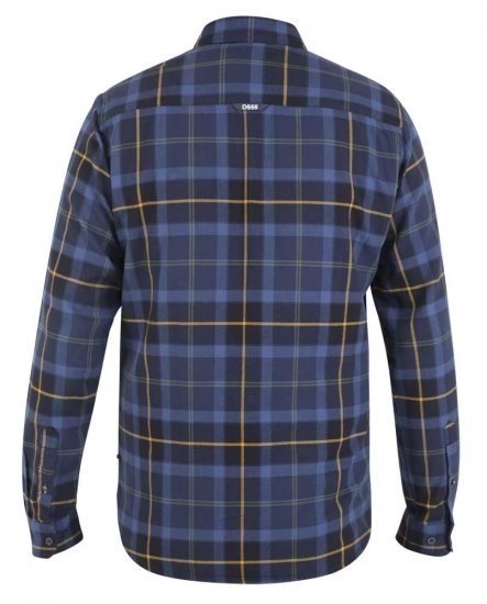 D555 Helston LS Flannel Shirt - Camisas - Camisas Homem Tamanhos Grandes