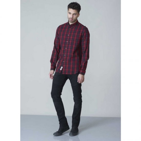 D555 Theo Long Sleeve Check Shirt - Camisas - Camisas Homem Tamanhos Grandes
