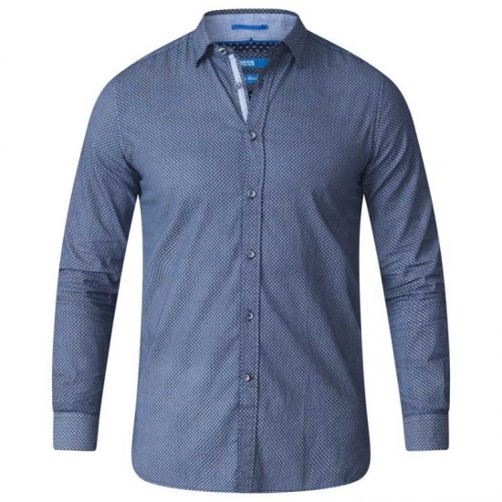 D555 Kermit Long Sleeve Printed Shirt - Camisas - Camisas Homem Tamanhos Grandes