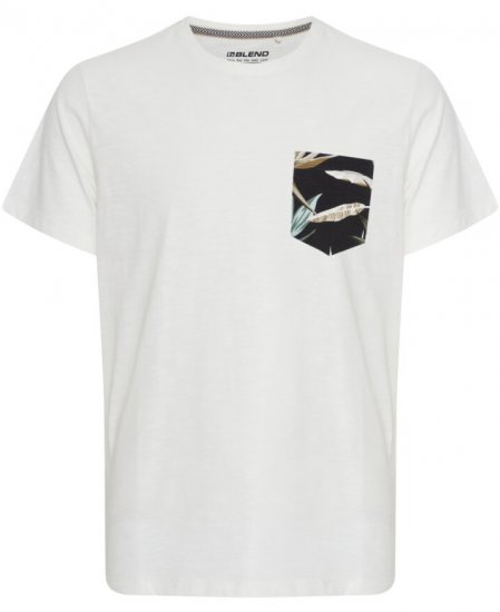 Blend 5038 T-shirt White - T-shirts - T-shirts Homem Tamanhos Grandes