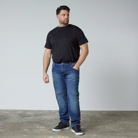 North Latitude Jeans Jack Blue Used Wash - Casacos - Casacos Homem Tamanhos Grandes