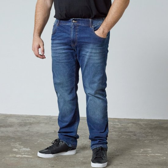 North Latitude Jeans Jack Blue Used Wash - Casacos - Casacos Homem Tamanhos Grandes