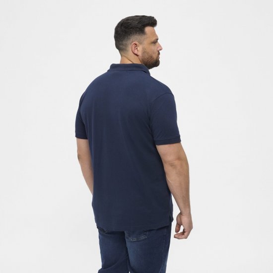 North Latitude Polo Navy Blue - Pólos - Pólos Tamanhos Grandes Homem