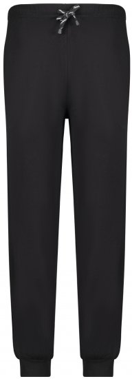 Adamo Jakob Pyjama Pants with Cuffs Black - Roupa Interior & natação - Roupa interior Homem Tamanhos Grandes