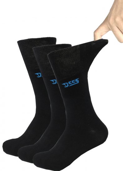 D555 Harold Extra Wide Comfort Fit Socks 3-pack - Roupa Interior & natação - Roupa interior Homem Tamanhos Grandes