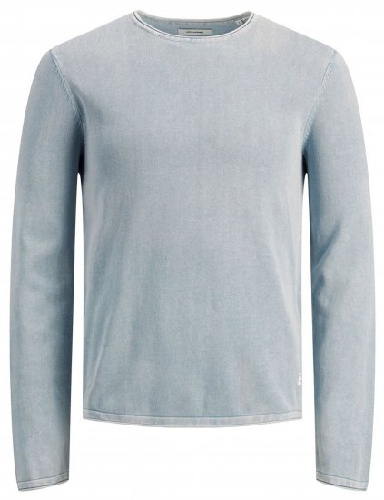 Jack & Jones JJELEO Knit Faded Denim - Sweatshirts & hoodies - Sweatshirt & Camisolas com Capuz tamanhos grandes