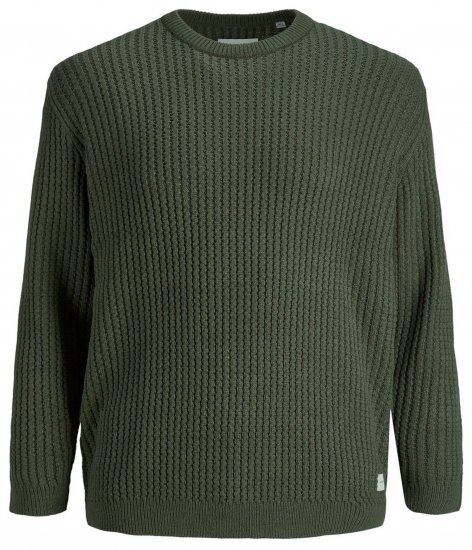 Jack & Jones JCOBRANDON Knit Forest - Sweatshirts & hoodies - Sweatshirt & Camisolas com Capuz tamanhos grandes