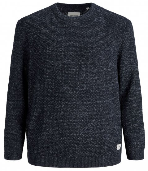 Jack & Jones JCOBRANDON Knit Navy Blazer - Sweatshirts & hoodies - Sweatshirt & Camisolas com Capuz tamanhos grandes