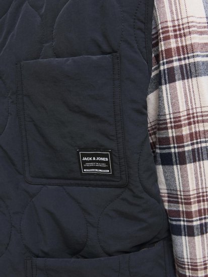 Jack & Jones Hero Liner Quilted Gilet Vest Black - Coletes - Coletes em tamanhos grandes