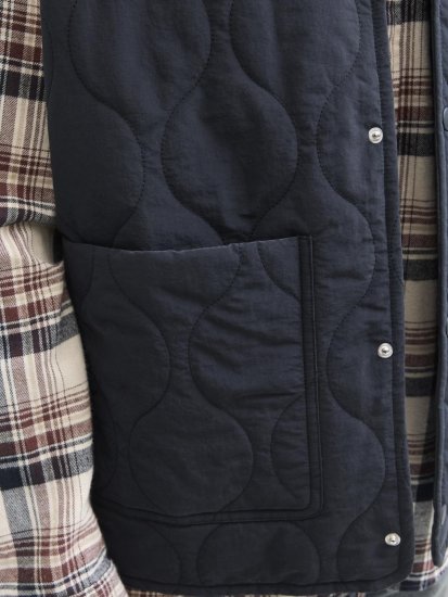 Jack & Jones Hero Liner Quilted Gilet Vest Black - Coletes - Coletes em tamanhos grandes