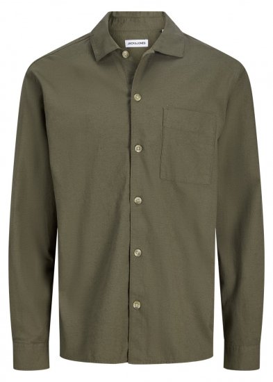Jack & Jones Tristan Overshirt caqui - Camisas - Camisas Homem Tamanhos Grandes