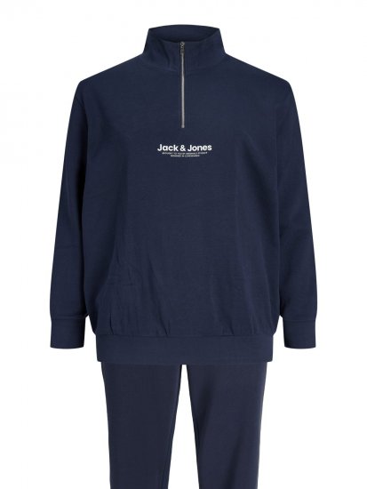 Jack & Jones Vesterbro fato de treino azul-marinho - Sweatshirts & hoodies - Sweatshirt & Camisolas com Capuz tamanhos grandes