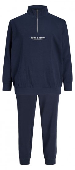 Jack & Jones Vesterbro fato de treino azul-marinho - Sweatshirts & hoodies - Sweatshirt & Camisolas com Capuz tamanhos grandes