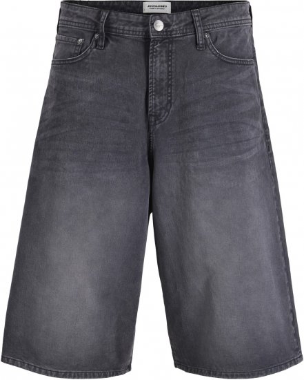 Jack & Jones Stowen Bronx Long Shorts Black - Calções - Calções Homem Tamanhos Grandes
