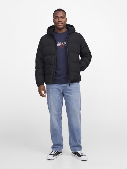 Jack & Jones Sage Casaco puffer Preto - Casacos - Casacos Homem Tamanhos Grandes