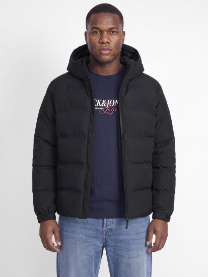 Jack & Jones Sage Casaco puffer Preto - Casacos - Casacos Homem Tamanhos Grandes