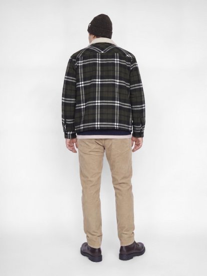 Jack & Jones Zac Teddy Sobrecamisa Verde - Casacos - Casacos Homem Tamanhos Grandes