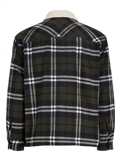 Jack & Jones Zac Teddy Sobrecamisa Verde - Casacos - Casacos Homem Tamanhos Grandes