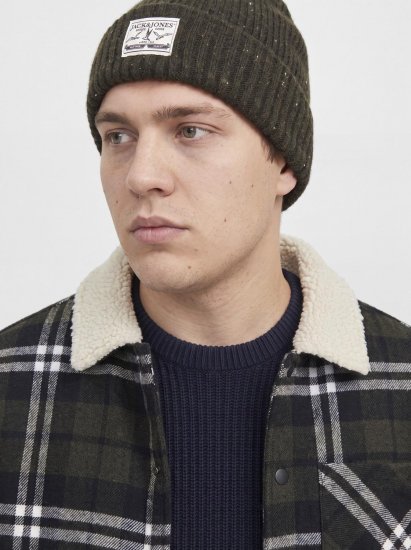 Jack & Jones Zac Teddy Sobrecamisa Verde - Casacos - Casacos Homem Tamanhos Grandes