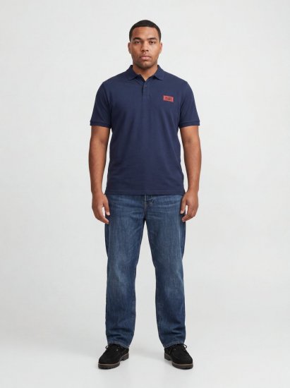 Jack & Jones Rush polo pack de 2 preto/azul-marinho - Pólos - Pólos Tamanhos Grandes Homem