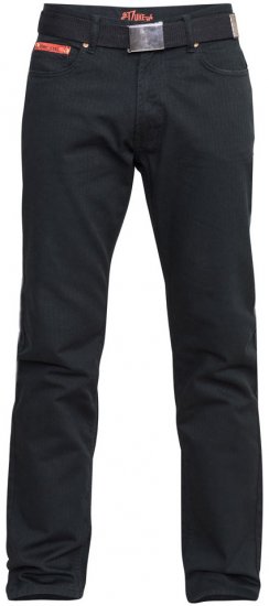 Duke Mario Bedford cord-pants Black TALL SIZES - ROUPAS DE HOMEM MT-6XLT - Tamanhos-Tall Homem
