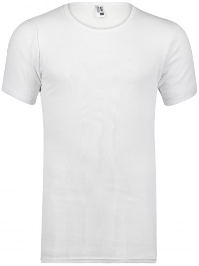 Adamo Prestige Double Ribbed Under-T-shirt White - Roupa Interior & natação - Roupa interior Homem Tamanhos Grandes