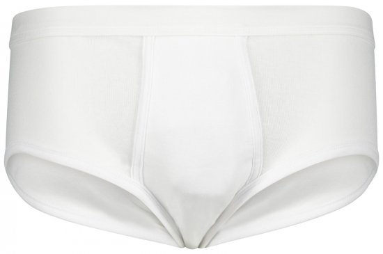 Adamo Royal Fine Ribbed Briefs White - Roupa Interior & natação - Roupa interior Homem Tamanhos Grandes