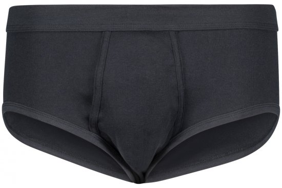 Adamo Royal Ribbed Briefs Black - Roupa Interior & natação - Roupa interior Homem Tamanhos Grandes