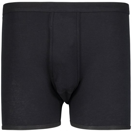 Adamo Royal Ribbed Boxer shorts Black - Roupa Interior & natação - Roupa interior Homem Tamanhos Grandes