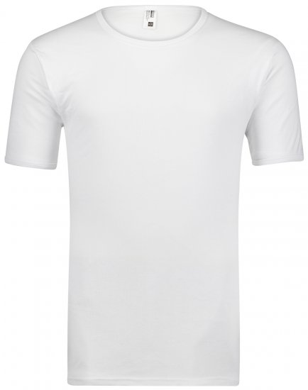 Adamo Royal Fine Ribbed Under-T-shirt White - Roupa Interior & natação - Roupa interior Homem Tamanhos Grandes