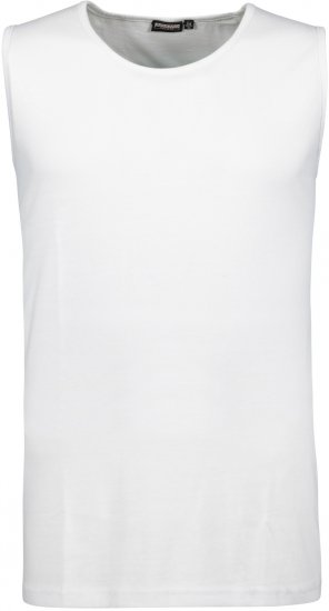 Adamo Rod Comfort Fit Tank Top White - T-shirts - T-shirts Homem Tamanhos Grandes