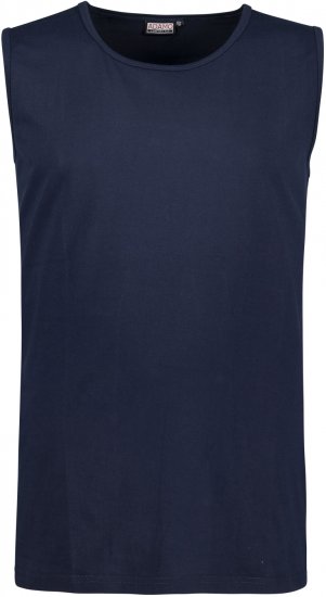 Adamo Rod Comfort Fit Tank Top Navy - T-shirts - T-shirts Homem Tamanhos Grandes
