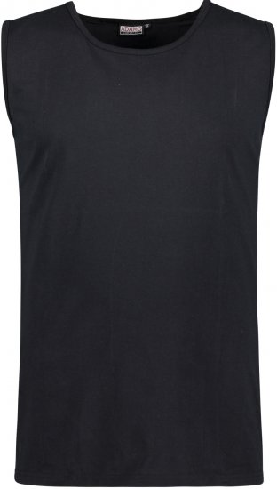 Adamo Rod Comfort Fit Tank Top Black - T-shirts - T-shirts Homem Tamanhos Grandes