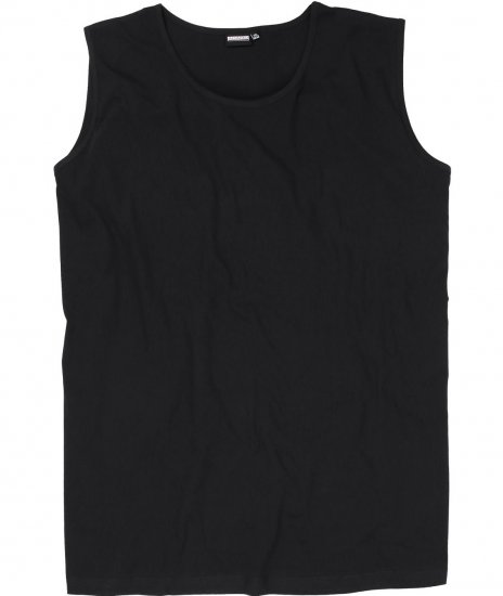 Adamo Rod Comfort Fit Tank Top Black - T-shirts - T-shirts Homem Tamanhos Grandes