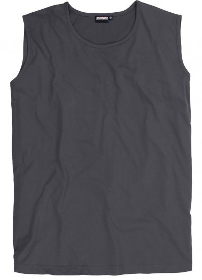 Adamo Rod Comfort Fit Tank Top Charcoal - T-shirts - T-shirts Homem Tamanhos Grandes