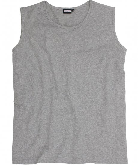 Adamo Rod Comfort Fit Tank Top Grey - T-shirts - T-shirts Homem Tamanhos Grandes