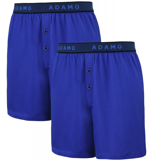 Adamo Jonas Boxershorts Royal Blue 2-pack - Roupa Interior & natação - Roupa interior Homem Tamanhos Grandes