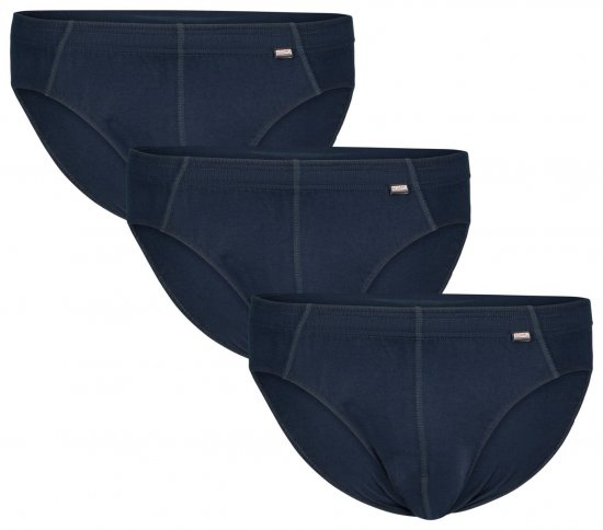 Adamo 129630 Cuecas pack de 3 Azul escuro - Roupa Interior & natação - Roupa interior Homem Tamanhos Grandes
