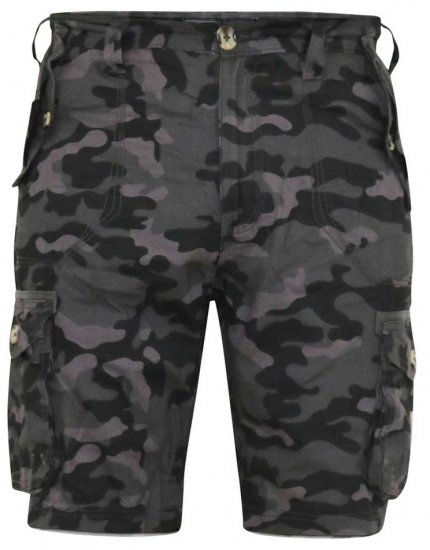 D555 ZAVIER Camo Cotton Cargo Shorts - Calções - Calções Homem Tamanhos Grandes