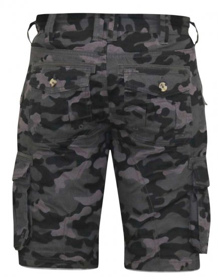 D555 ZAVIER Camo Cotton Cargo Shorts - Calções - Calções Homem Tamanhos Grandes